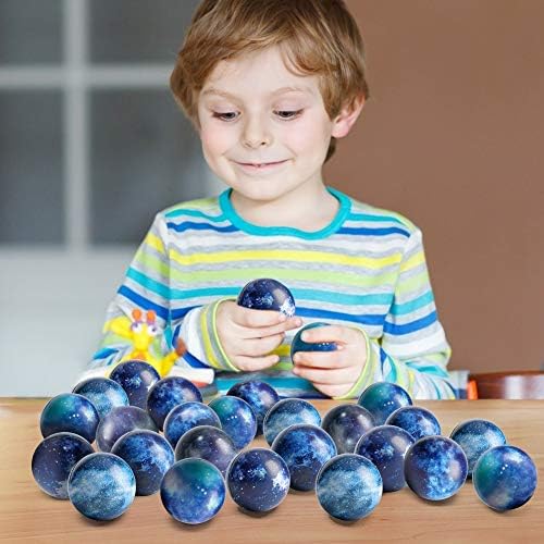 LovesTown 20PCS Galaxy Squeeze Stress Balls for Party School Carnival Rewards