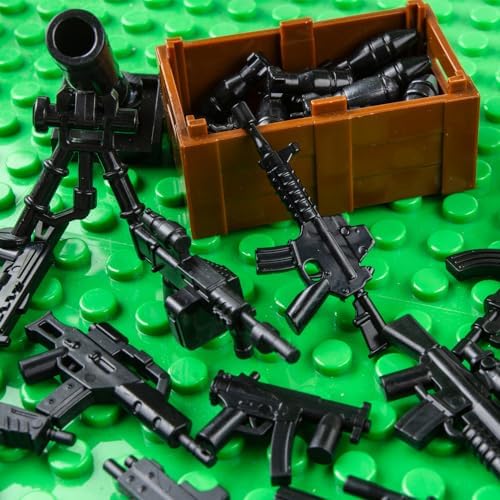 38 Pcs WWII Military Weapons Toy Pack for Kids