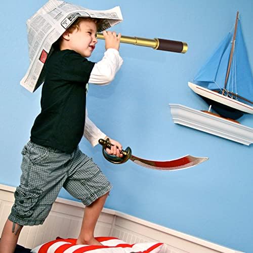Pirate Monocular Telescope with Treasure Map Compass