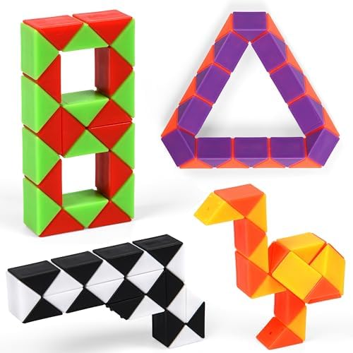 26 Pack Magic Snake Cube Puzzle Toy for Kids