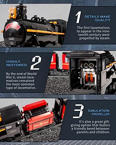 dOvOb GWR Classic Steam Train Building Kit 789 PCS