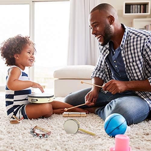 Stoies Wooden Kids Musical Instruments Set for 3-9 Years Old