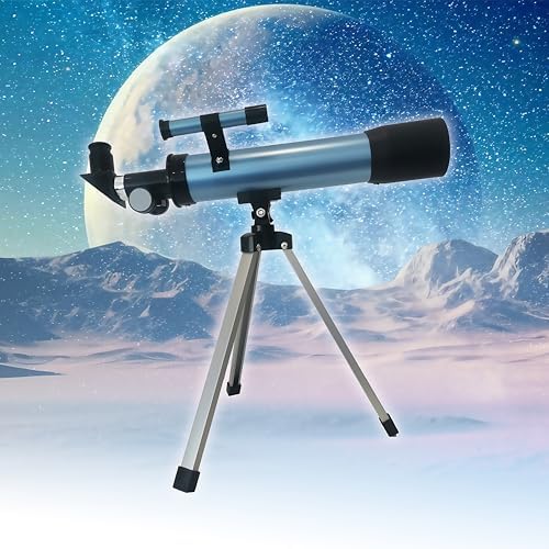 Luzsco Kids Telescope 8-12 with Tripod 20X-100X 50mm