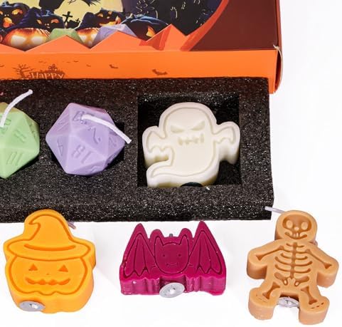 D20 Dice Candles Set with Gift Box