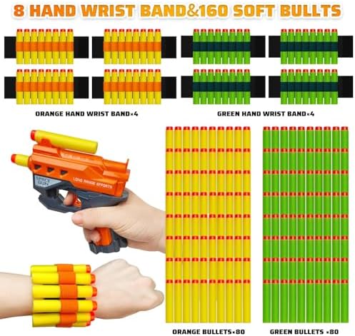 8 Pack Blaster Guns for Kids Birthday Party Toy