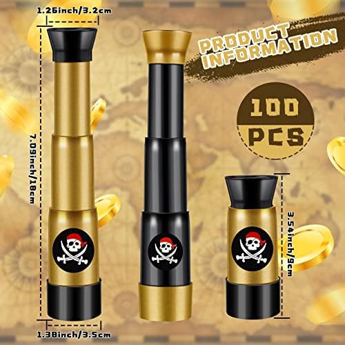 Deekin 24 Pcs Pirate Telescope Party Favor Toy