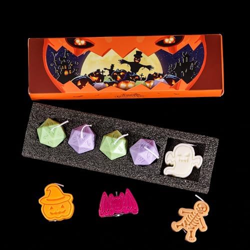 D20 Dice Candles Set with Gift Box