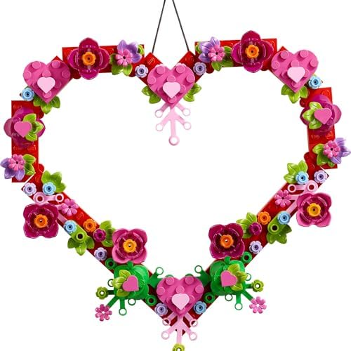 LEGO Heart Ornament Building Toy Set for Kids Ages 9