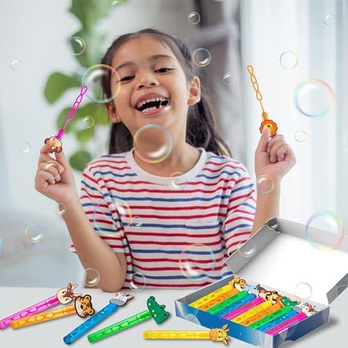Jungle Safari Bubble Wand Set 20Pcs for Kids