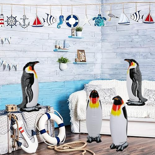 Jet Creations Inflatable Aquatic Animals 4pc Pack