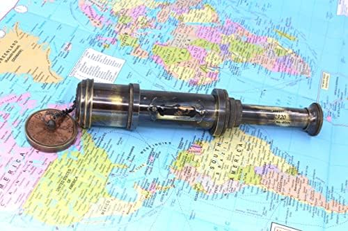 Pirate Brass Telescope with 30x Magnification