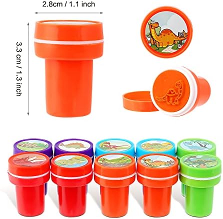 24 Pcs Dinosaur Stamps for Kids Art Supplies