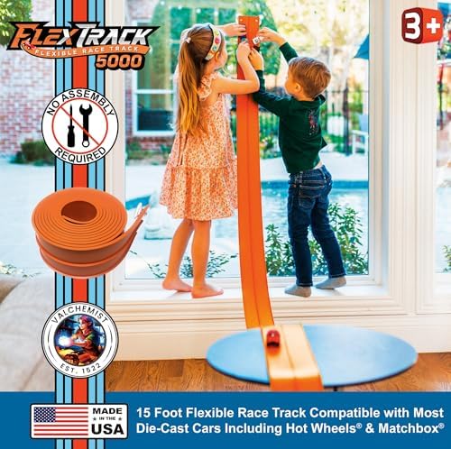 FlexTrack 5000 Flexible Race Car Track for Kids