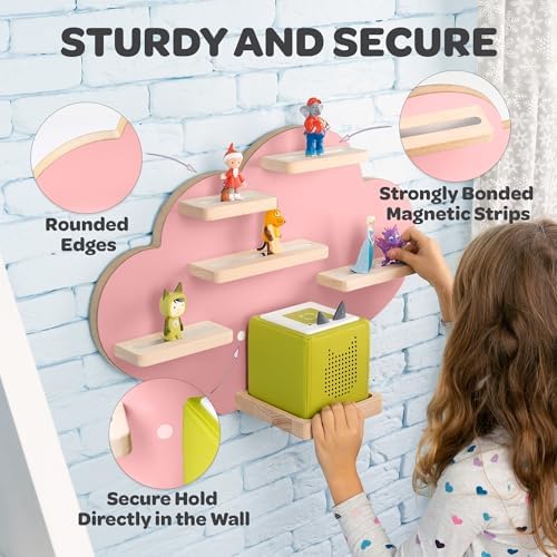 Heldenzimmer Tonie Shelf Storage for Kids and Tonie Box