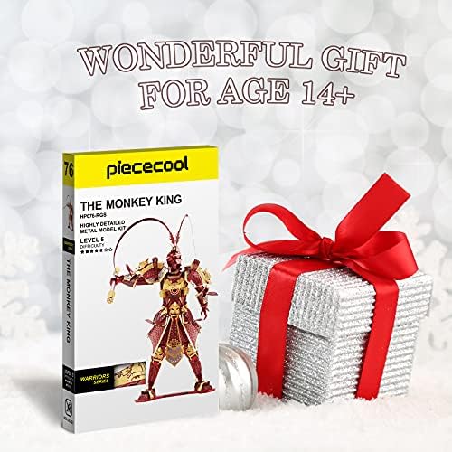 Piececool 3D Metal Puzzle Wukong Figure Kit 166 Pcs