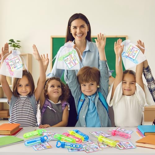 24 Back to School Gift Set with Bubble Wands and Cards