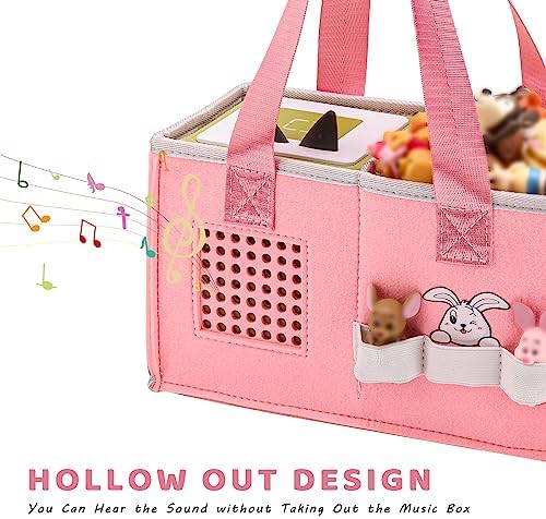 Pink Felt Carrying Case for Toniebox Starter Set