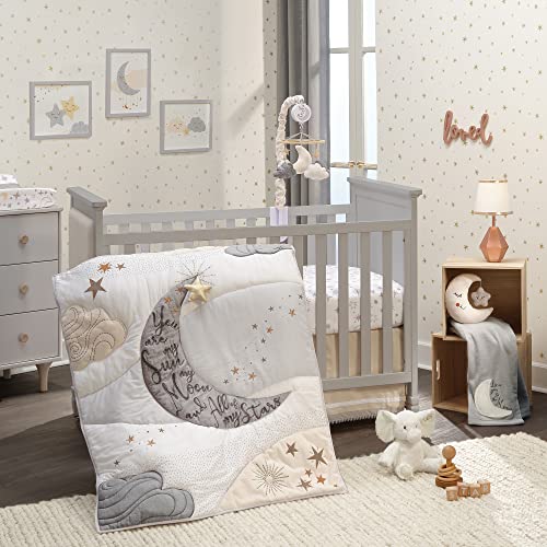 Lambs And Ivy Goodnight Moon Musical Crib Mobile Soother Toy Stars Clouds