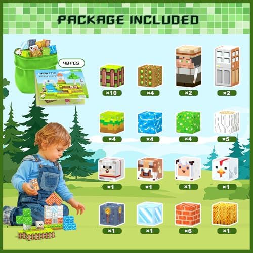 Girigi Magnetic Blocks Creative Building Toy for Kids