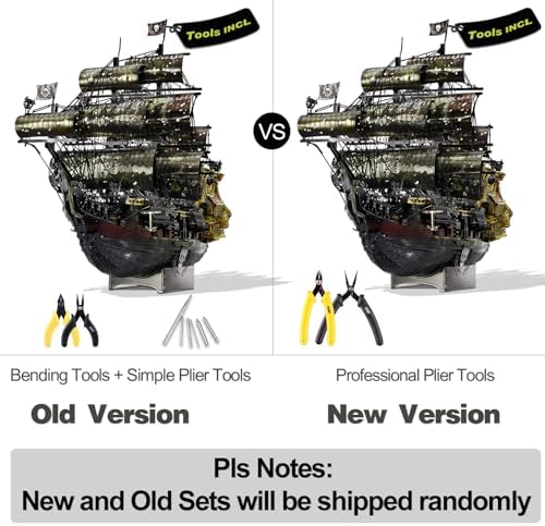 Piececool 3D Metal Puzzle Pirate Ship Kit