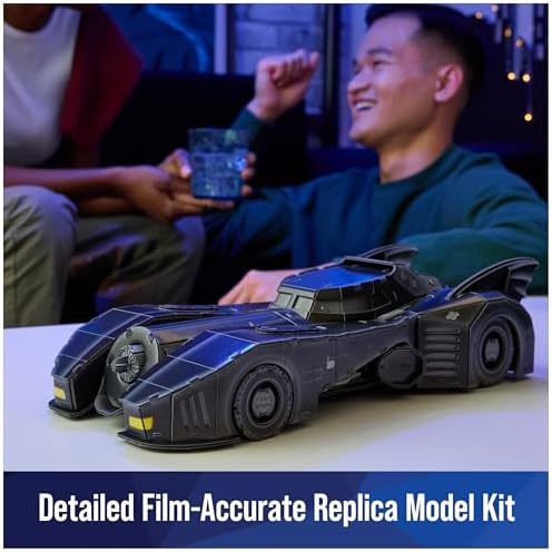 4D Build Retro Batmobile 3D Puzzle Kit