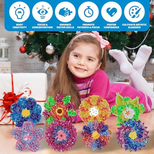 ATFUNSHOP 8-Pack Poke In Paper Craft Kit for Kids