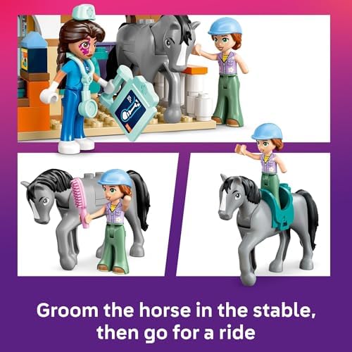 LEGO Friends Vet Clinic with Horse 3 Minidolls and Animals