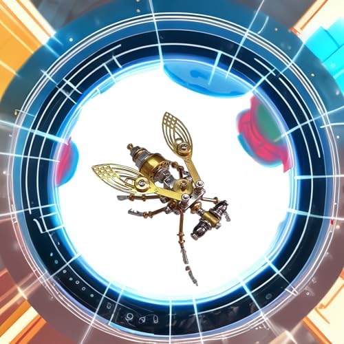 Lovewenying Steampunk Mechanical Insect Puzzle Kit