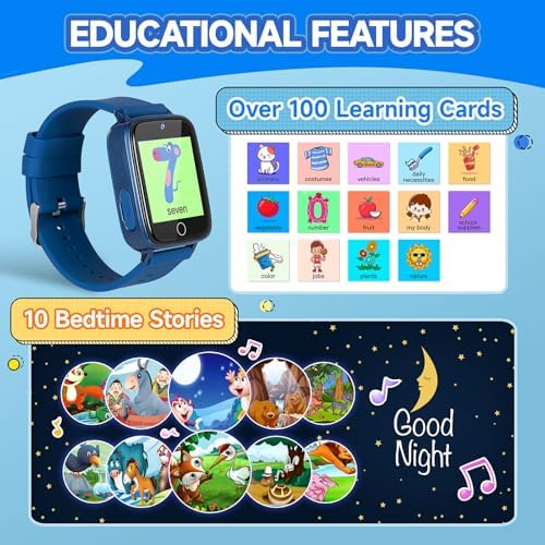 ZUODUN Kids Smart Watch with 26 Games and Camera
