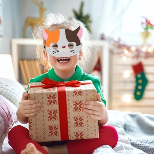 Jtnohx Felt Animal Masks 10 Pack for Kids