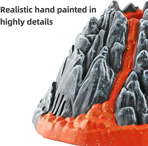 Dinobros Volcano Toy for Kids 3-5 Mist Spouting with Dinosaur Sounds