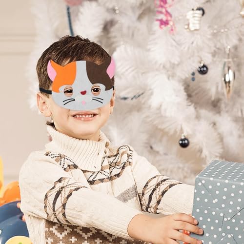 Jtnohx Felt Animal Masks 10 Pack for Kids