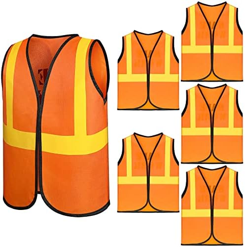 Haysandy 6 Pcs Kids Construction Vest Costume