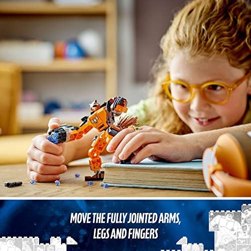 LEGO Marvel Rocket Mech Raccoon Action Figure for Kids 6