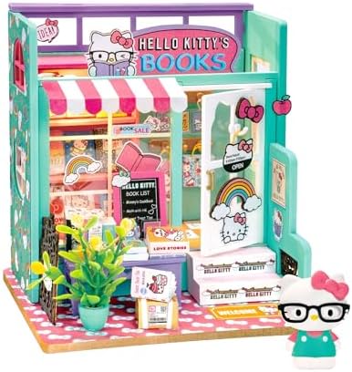Hands Craft Hello Kitty Miniature Bookstore Kit