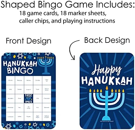 Big Dot of Happiness Hanukkah Bingo Set