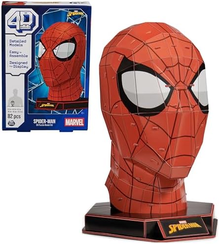 4D Build Marvel Spider-Man 3D Puzzle Model Kit 82 Pcs