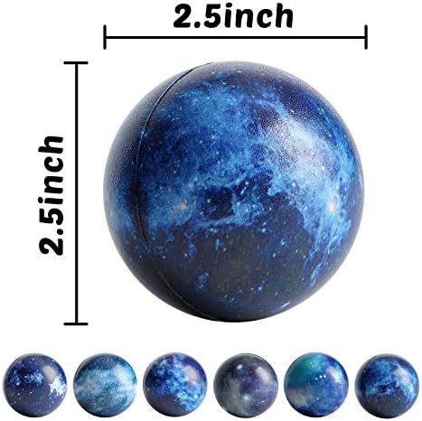 LovesTown 20PCS Galaxy Squeeze Stress Balls for Party School Carnival Rewards