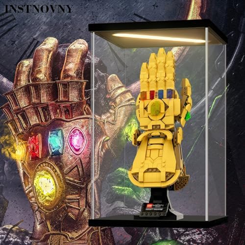 Black Acrylic Display Case for Collectibles 79x59x138 Inch
