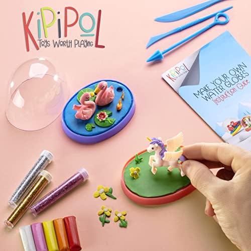 Kipipol Snow Globe Kit for Kids 4-8