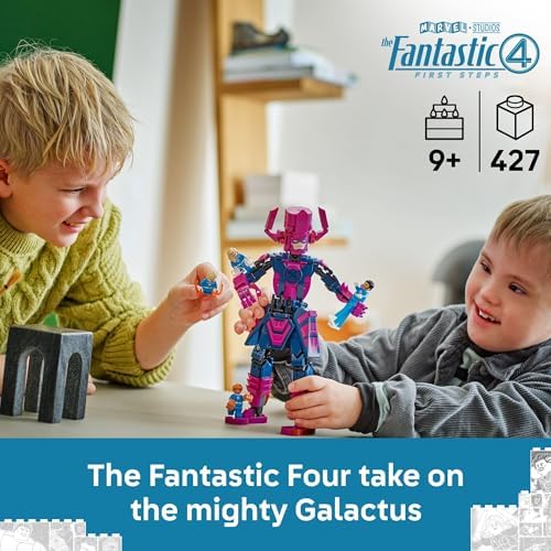 LEGO Marvel Fantastic Four vs Galactus Construction Figure Set - 4 Minifigures 9 Years