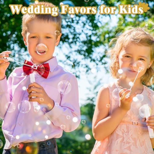 Bulk Mini Bubble Wands 100 Count Wedding Party Favors