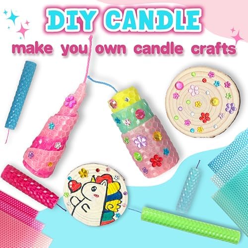 Beeswax Candle Making Kit for Kids DIY Art Craft Supplies