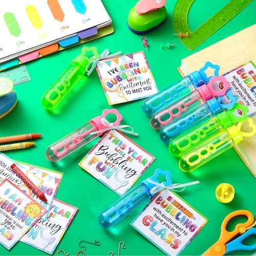 24 Back to School Gift Set with Bubble Wands and Cards
