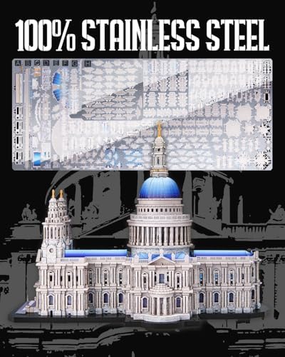 Piececool 3D Metal Puzzle St Pauls Cathedral Adult Kit