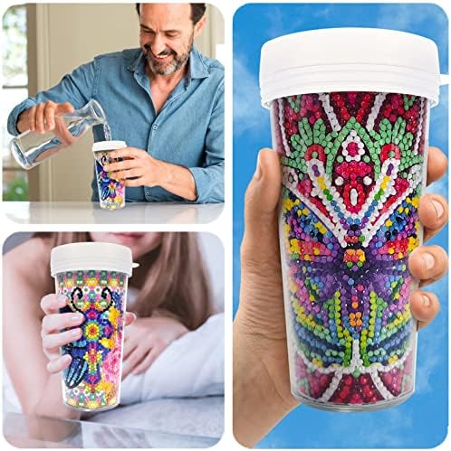 Eimilaly Diamond Painting Water Bottle for Kids