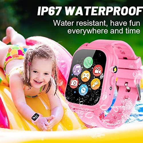 OVV Kids Waterproof Smart Watch with HD Screen and 26 Games