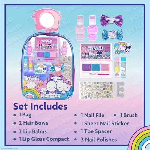 Hello Kitty Makeup Set with 12 Pieces for Ages 3