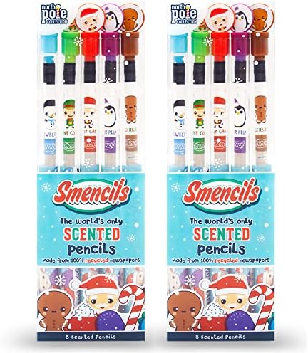 Scentco Holiday Smencils 2 Pack - Scented Pencils for Kids