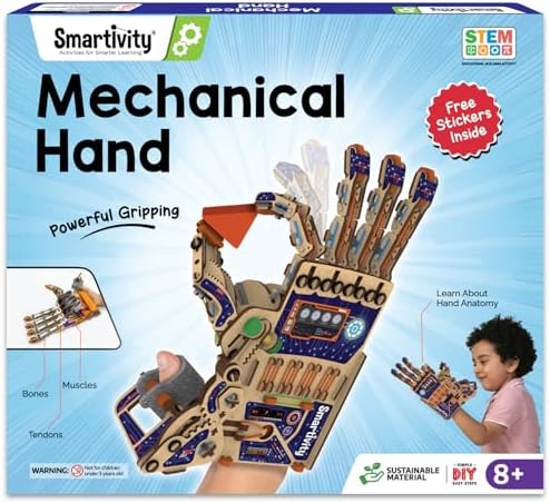 Smartivity DIY Robotic Mechanical Hand STEM Toy for Kids 8-14 Years